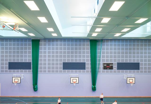 The new sports centre at Merchant Taylors' School, Crosby.